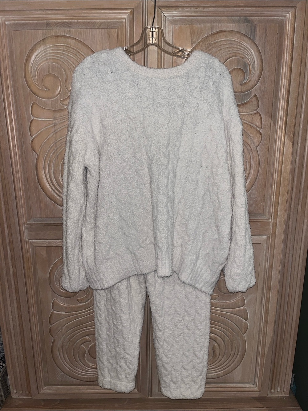 Splendid Cozy Plush Knit Loungewear Set - Ivory
